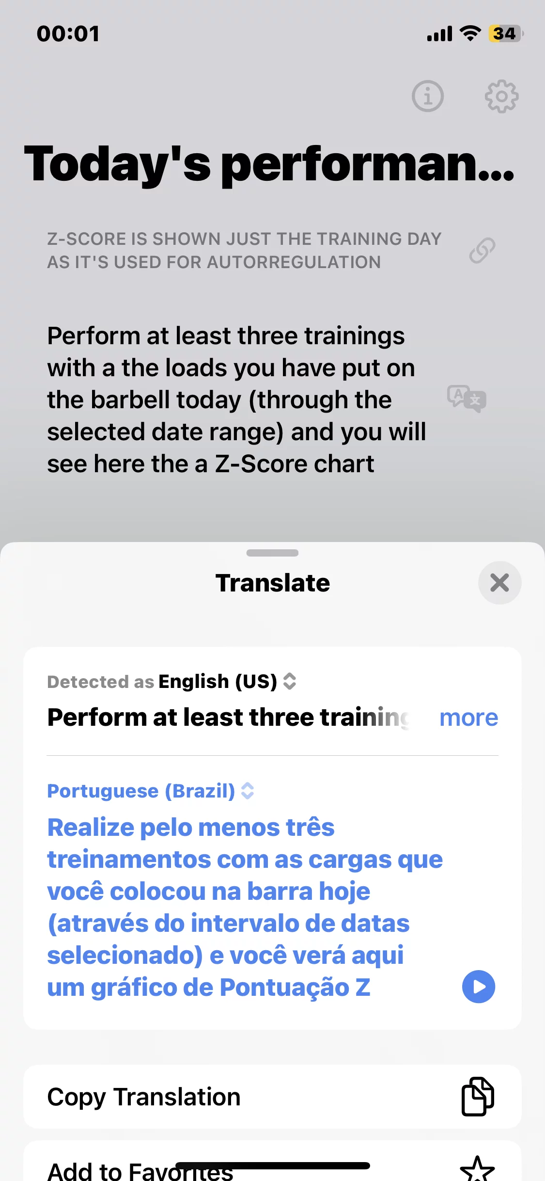¡Nueva actualización! Registra tus entrenamientos para Apple Fitness y Translations 3 Imagen 1