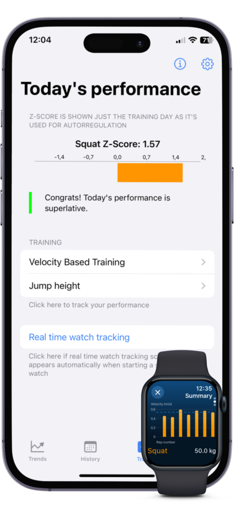 Spleeft - Velocity Based Training - Fitness App - Apple Watch