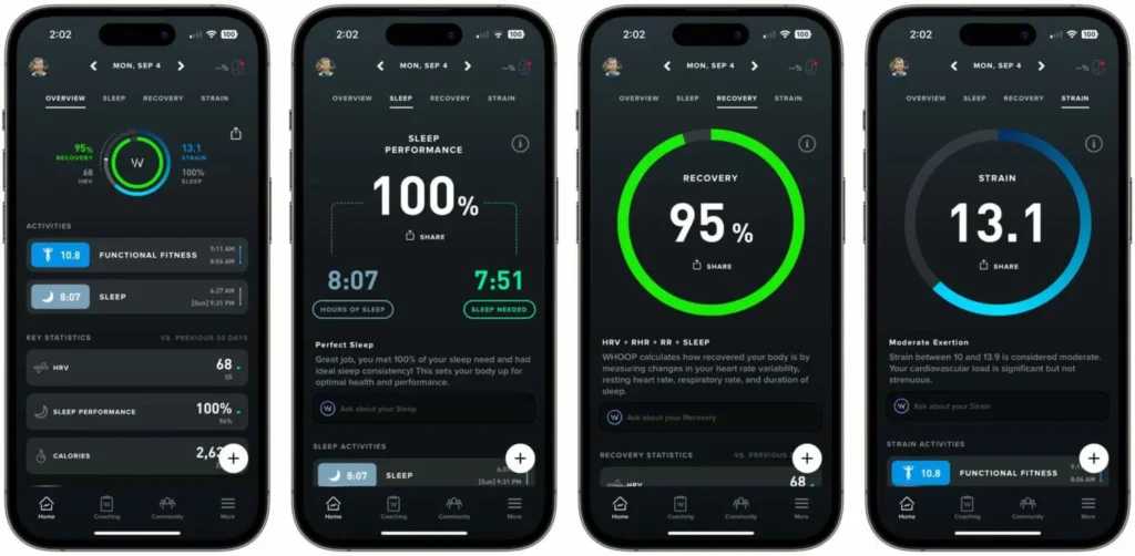 Whoop, Apple Watch, Barbell velocity tracker, velocity tracker, Health apps for apple watch, best apple watch fitness app, velocity based training, Spleeft