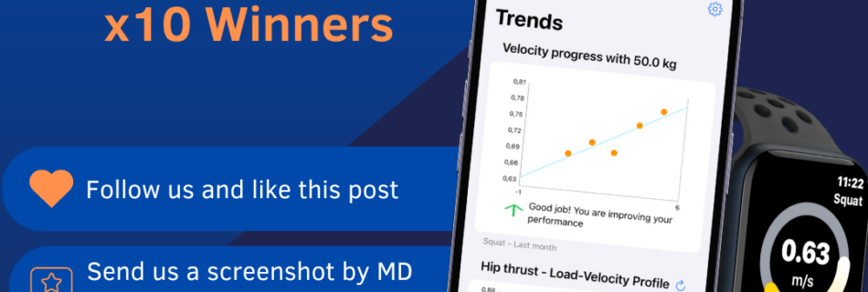 Spleeft Pro, Strength Training, velocity-based training, vbt, Apple Health, Fitness App, Giveaway, Free