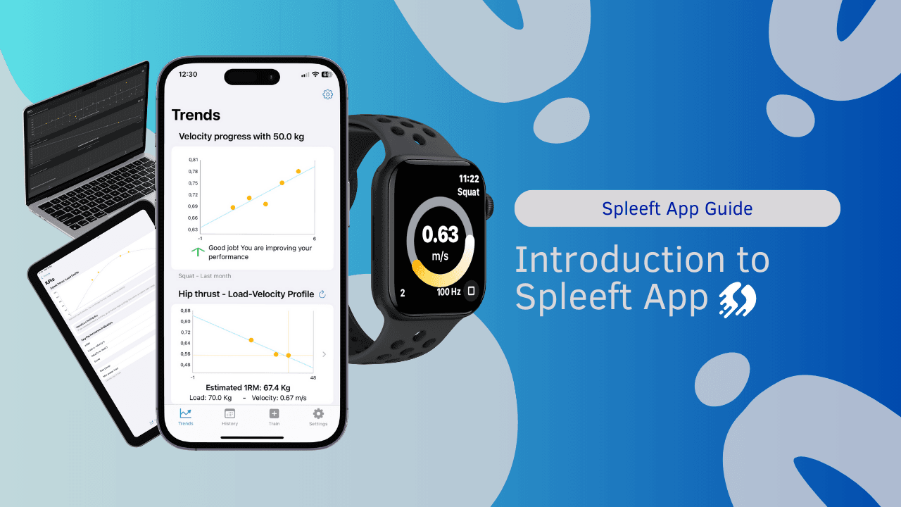 Purple 3D User Review Tech Guide YouTube Thumbnail - Introduction to Spleeft App Guide - Velocity Based Training VBT
