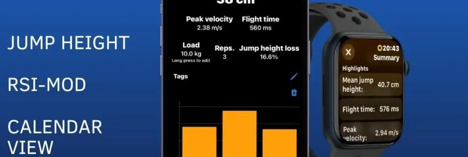 algoritmo altezza salto, RSI-Mod, velocità di picco, tag salto, visualizzazione calendario, Spleeft PRO, monitoraggio multi-atleta, allenamento salto, allenamento basato sulla velocità, gestione della fatica, cronologia allenamento, metriche delle prestazioni, Spleeft Watch, Spleeft Jump, analisi dati salto, prestazioni salto, forza reattiva, tempo di contrazione, CMJ, monitoraggio semplificato, scheda Tendenze, funzionalità Spleeft, prestazioni atletiche, allenamento basato sui dati