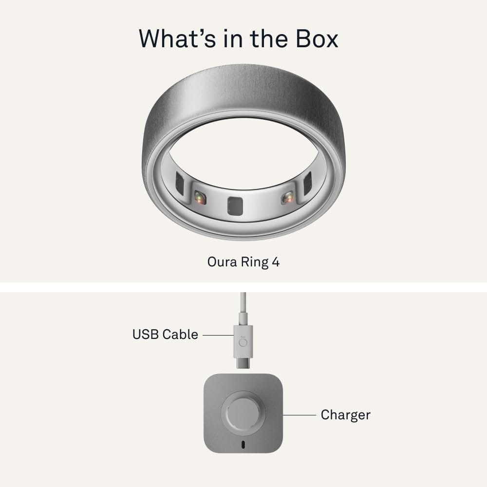 Best Fitness Tracker for 2025: Top Picks for Active Lifestyles 6 OURA Ring 4 Anillo Inteligente - Stealth - Talla 7 _ Averigua tu Talla con el Kit de Tallaje Ring 4 _ Monitoriza el sueño, la FC, el estrés y más - hasta 8 días de autonomía _ Amazon.es_ Salud y cuidado personal